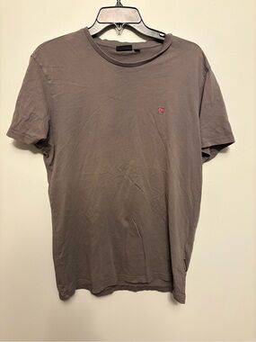 Napapijri Salis Short Sleeve Tee Flag Logo Fallen Rock Large